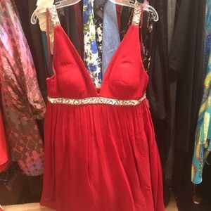Scala red dress size 6